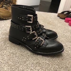 Studded Ankle Booties